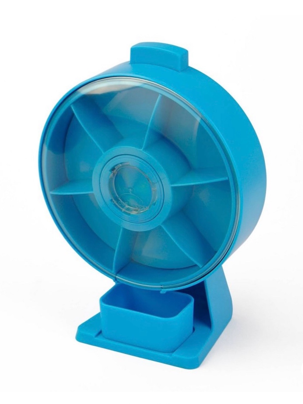 Target Bullseye Playground Teal Desktop Snack Treat Candy Dispenser Wheel 2026